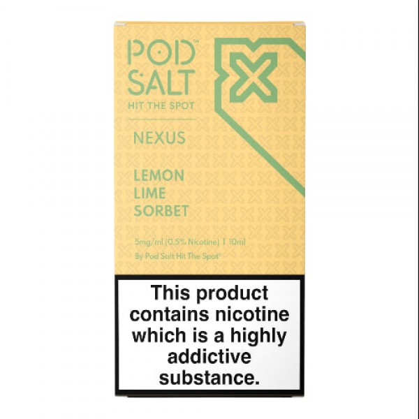 Lemon Lime Sorbet Nexus Nic Salts 10ml