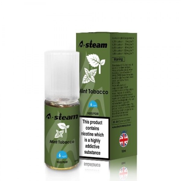 Mint Tobacco 50/50 E-Liquid by A Steam 10ml