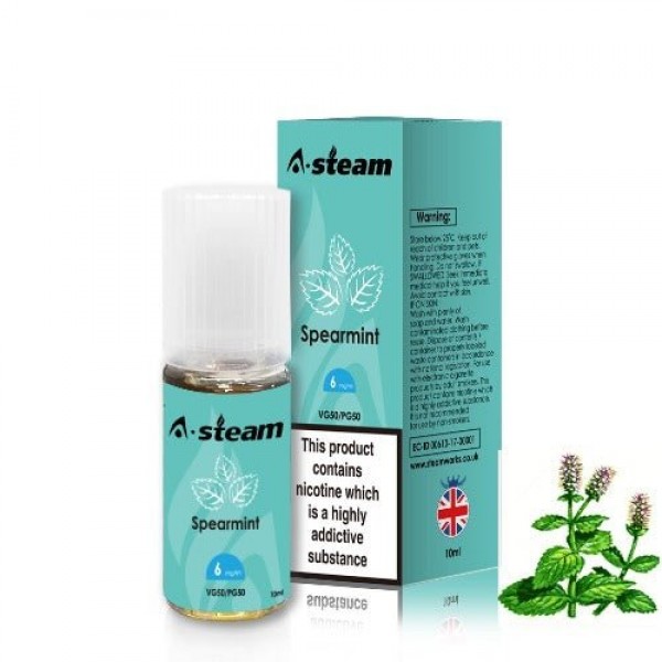 Spearmint 50/50 E-Liquid by A Steam 10ml